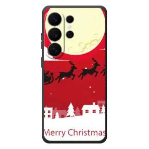 Різдвяні Чохли для Samsung Galaxy S26 Ultra (VPrint) (Санта з оленями)