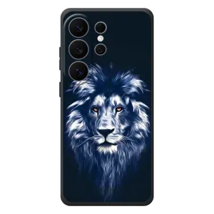 Чехол со Львом для Samsung Galaxy S26 Ultra (VPrint) (Синий Лев)