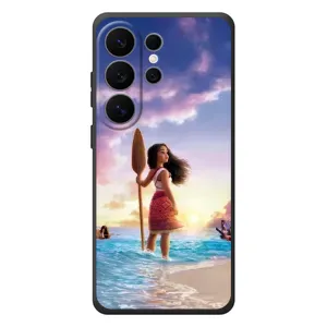 Чехол с мультфильмом Моана Samsung Galaxy S26 Ultra (Моана с веслом)