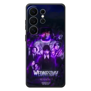 Чехол с дизайном Венздей 2 на Samsung Galaxy S26 Ultra (Фиолетовая магия Уэнздей)