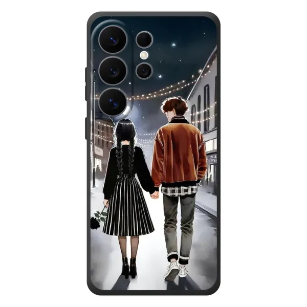 Чехол с принтом «Уэнздей и Тайлер» для Samsung Galaxy S26 Ultra Чехол с принтом «Уэнздей и Тайлер» для Samsung Galaxy S26 Ultra