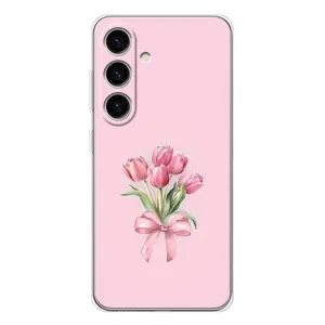 Чохол з розовим принтом для Samsung Galaxy S26 (Букет квітів)
