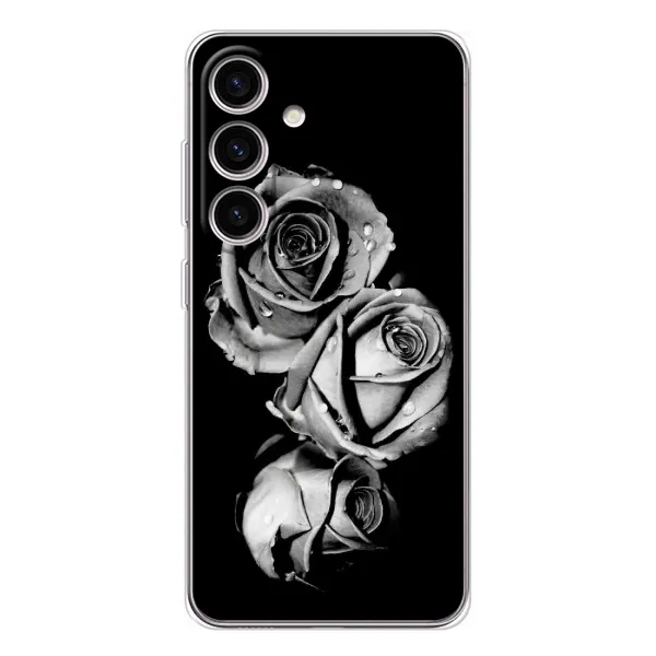 Чехол с принтом «Черная роза» для Samsung Galaxy S26