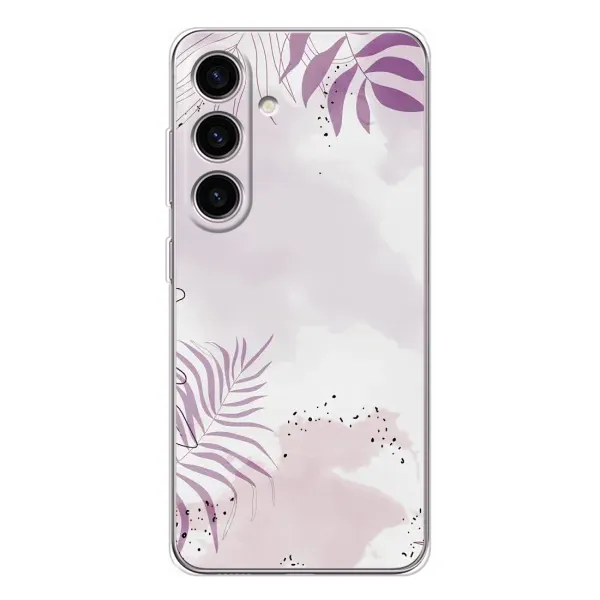Чохол з принтом «Фіолетове листя» для Samsung Galaxy S26