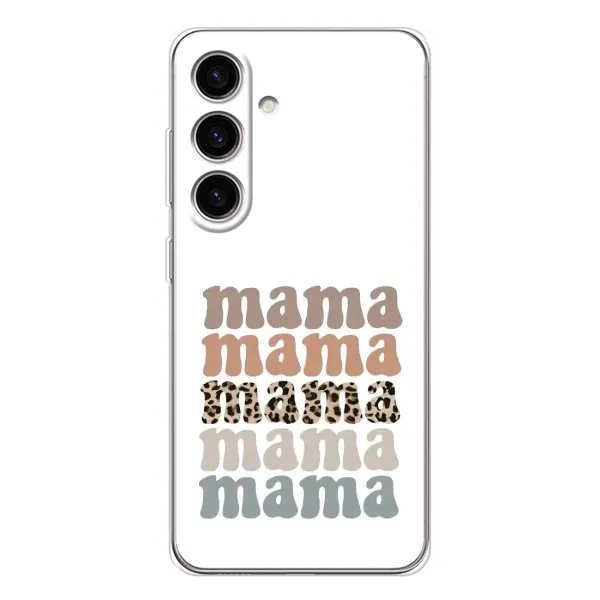 Чохол з принтом «Текстовий колаж мама» для Samsung Galaxy S26