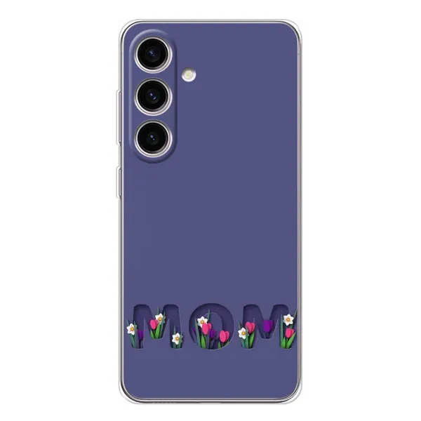 Чохол з принтом «Мама в квітах» для Samsung Galaxy S26