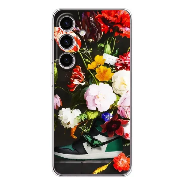 Чохол з принтом «Nike цветы» для Samsung Galaxy S26