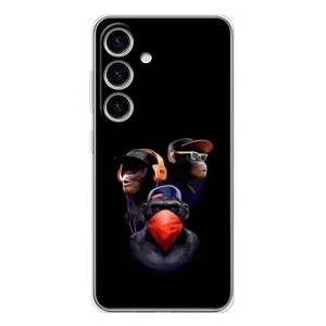 Чохол з Мавпами Samsung Galaxy S26 - (AlphaPrint) (Три мавпи)