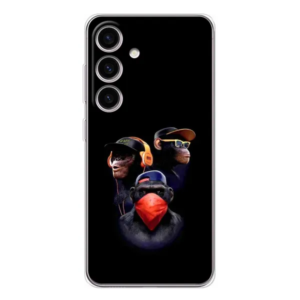 Чехол с принтом «Три обезьяны» для Samsung Galaxy S26