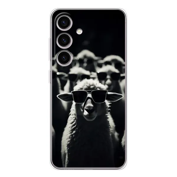 Чехол с принтом «Овечка в очках» для Samsung Galaxy S26 Чехол с принтом «Овечка в очках» для Samsung Galaxy S26
