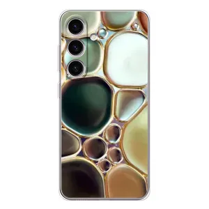 Мраморний чехол на Samsung Galaxy S26 (VPrint) (Радужний Мрамор)