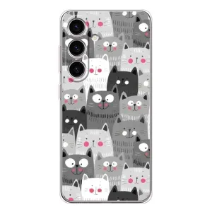 Чохли з Котиками для Samsung Galaxy S26 (VPrint) (Мальовані котики)