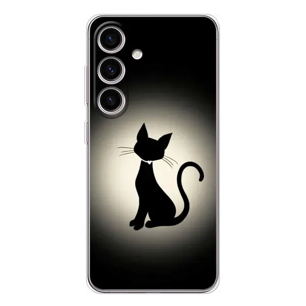 Чехол с принтом «Силуэт котика» для Samsung Galaxy S26