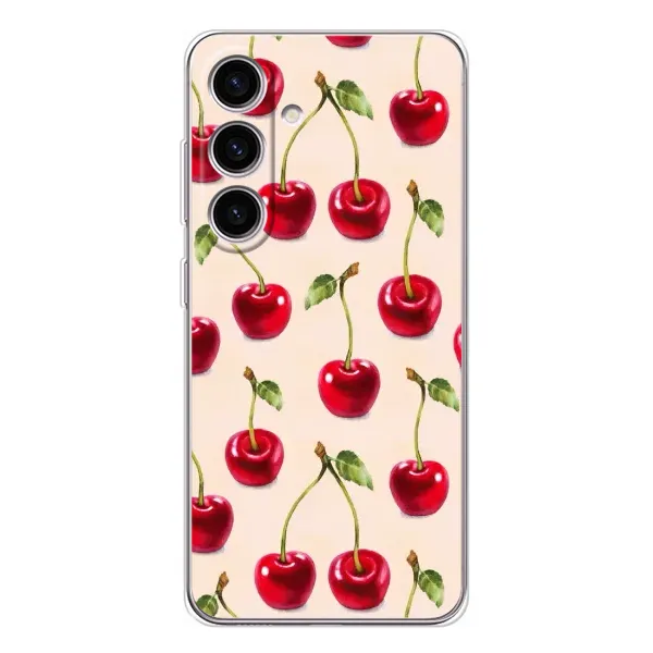 Чехол с принтом «Вишня» для Samsung Galaxy S26 Чехол с принтом «Вишня» для Samsung Galaxy S26