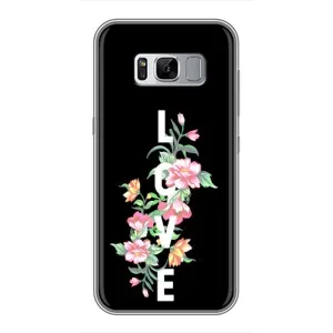 Чехлы для любимой на Самсунг Галаксі S8 Плюс G955 (VPrint) (Квіти LOVE)