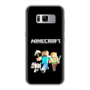 Чохол Майнкрафт на Samsung Galaxy S8 Plus, G955 (AlphaPrint) Minecraft (герої Minecraft)