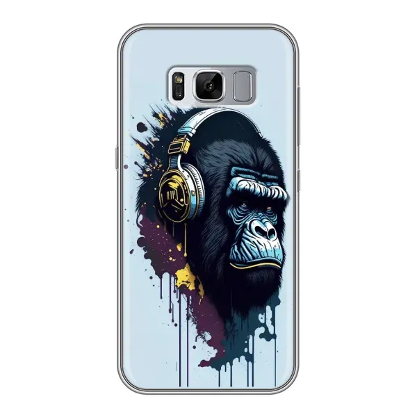 Чехол с принтом «Горилла в наушниках» для Samsung Galaxy S8 Plus (G955)