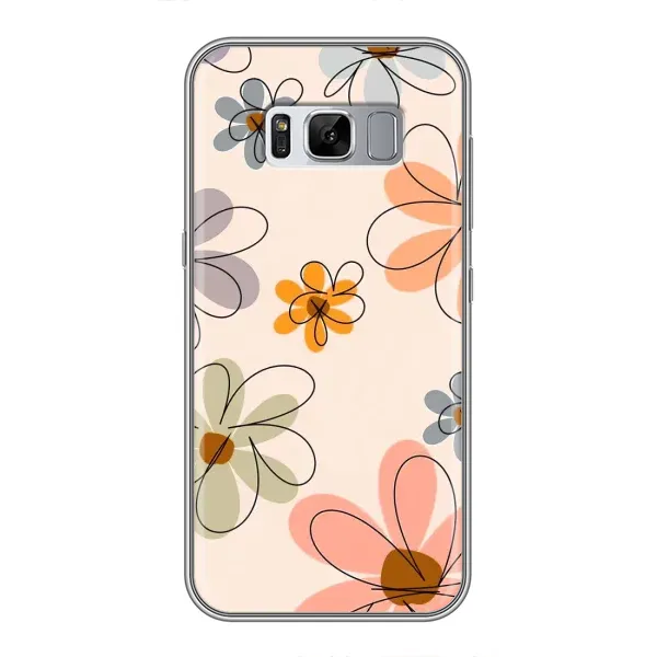 Чехол с принтом «Разноцветные цветы» для Samsung Galaxy S8 Plus (G955)