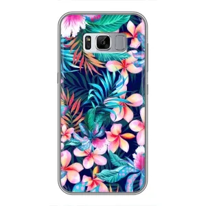 Чохол для Самсунг Галаксі S8 Плюс G955 - з принтом (Дизайнерські) (AlphaPrint) (Мальовничі квіти)
