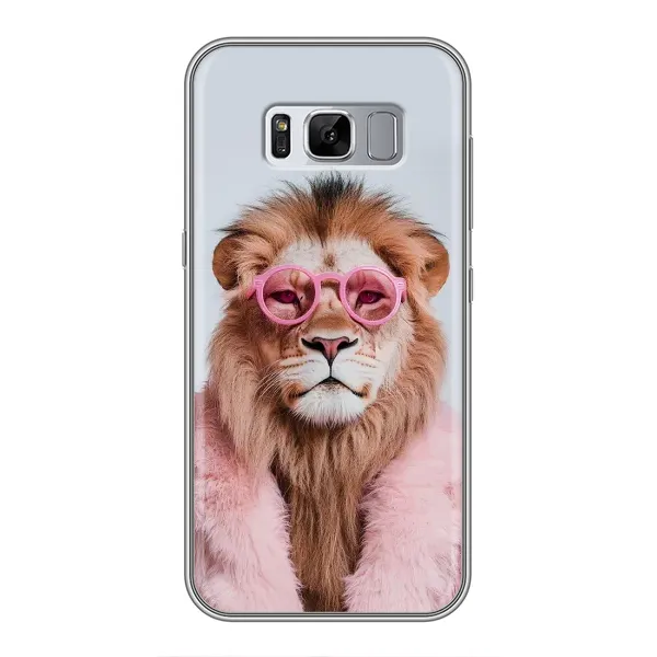 Чехол с принтом «Лев в очках» для Samsung Galaxy S8 Plus (G955)