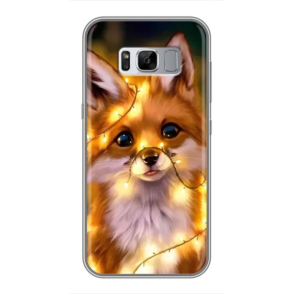 Чехол с принтом «Лисичка в гирляндах» для Samsung Galaxy S8 Plus (G955)