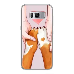 Чехлы с собаками для Samsung Galaxy S8 Plus, G955 (VPrint) (Любовь к собакам)