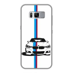 Чохол для Самсунг Галаксі S8 Плюс G955 - з принтом БМВ (AlphaPrint) (Машина БМВ)
