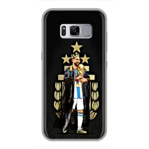 Чохли для Samsung Galaxy S8 Plus, G955 (Leo чемпіон) (AlphaPrint) (Мессі Король)