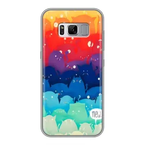 Чехол на Самсунг Галакси С8 Плюс G955 с Котами (VPrint) (Mew)
