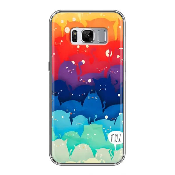 Чехол с принтом «Mew» для Samsung Galaxy S8 Plus (G955)