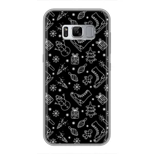 Новорічні, Святкові Чохли для Samsung Galaxy S8 Plus, G955 - 2024 год (Новорічний фон)