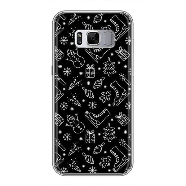 Чехол с принтом «Новогодний фон» для Samsung Galaxy S8 Plus (G955)