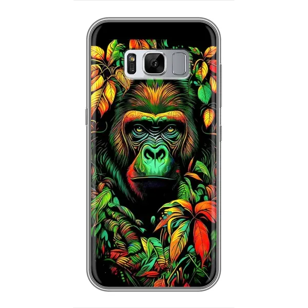 Чехол с принтом «Обезьяна в тропиках» для Samsung Galaxy S8 Plus (G955)