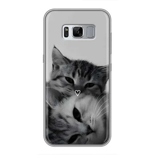 Чехол с принтом «Пара котов» для Samsung Galaxy S8 Plus (G955)