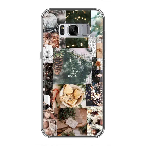 Чехол с принтом «Рождественский коллаж» для Samsung Galaxy S8 Plus (G955)