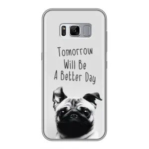 Чехлы с собаками для Samsung Galaxy S8 Plus, G955 (VPrint) (Смешной Мопс)