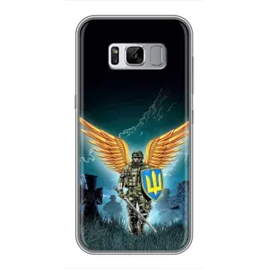 Чехлы с картинкой ЗСУ для Samsung Galaxy S8 Plus, G955 (AlphaPrint) (Солдат ЗСУ)