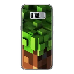 Чохол Майнкрафт на Samsung Galaxy S8 Plus, G955 (AlphaPrint) Minecraft (текстура Майнкрафт)