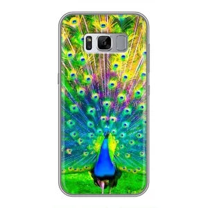Чехол с птицами на Samsung Galaxy S8 Plus, G955 (VPrint) (Яркий Павлин)