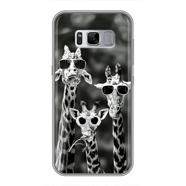Чехол с принтом «Жирафы в очках» для Samsung Galaxy S8 Plus (G955)