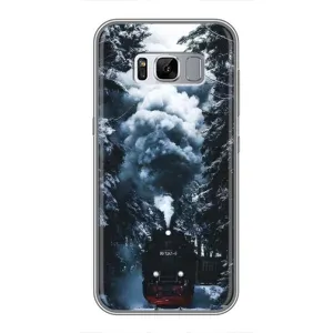Новорічні, Святкові Чохли для Samsung Galaxy S8 Plus, G955 - 2024 год (Зимовий потяг)