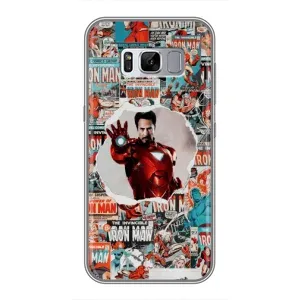 Чехлы с героями Марвел Samsung Galaxy S8, G950 (VPrint) (Айронмен)