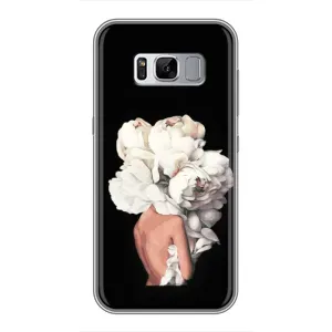 Чехлы (ART) Цветы на Samsung Galaxy S8, G950 (VPrint) (Белые цветы)