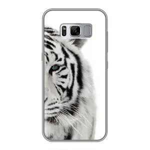 Чехлы с картинками животных Samsung Galaxy S8, G950 (Белый Тигр)