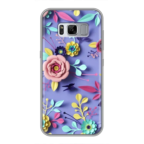 Чехол с принтом «Цветочный дизайн» для Samsung Galaxy S8 (G950)