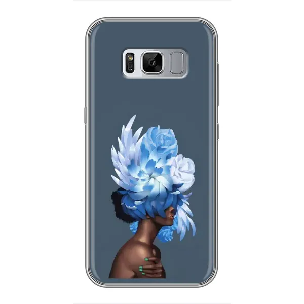 Чехол с принтом «Цветы на голове» для Samsung Galaxy S8 (G950)