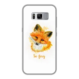 Чехлы с картинкой Лисички для Samsung Galaxy S8, G950 (VPrint) (Девочка Лиса)