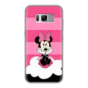 Эксклюзивный чехол для Samsung Galaxy S8, G950 (AlphaPrint - Мультяшные) (Девочка Maus)