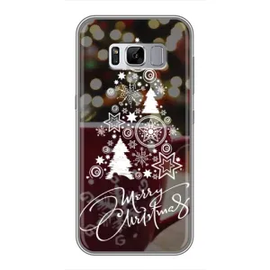 Рождественские Чехлы для Samsung Galaxy S8, G950 (VPrint) (Елочка узорная)
