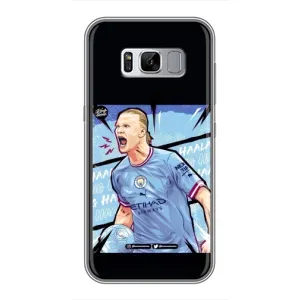 Чехлы с футболистом Ерлинг Холанд для Samsung Galaxy S8, G950 (AlphaPrint) (гол Эрлинг Холланд)